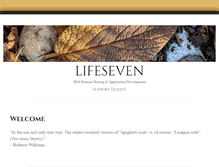 Tablet Screenshot of lifeseven.com